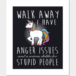 Walk Away Unicorn T Shirts Posters and Art